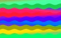 Green pink blue yellow red waves forms, shapes abstract design, energy pattern Royalty Free Stock Photo