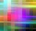 Green pink white phosphorescent lines abstract background, geometries, design Royalty Free Stock Photo