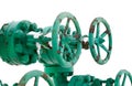 Green pipe system with valves