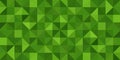 Green pixel background. Abstract triangular pixelation. Texture Royalty Free Stock Photo