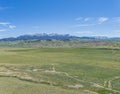 Green Plains and Rocky Mountains
