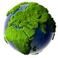 Green Planet Earth Royalty Free Stock Photo