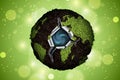 Green planet Royalty Free Stock Photo