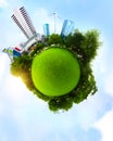 Green planet Royalty Free Stock Photo