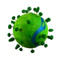 Green planet Royalty Free Stock Photo