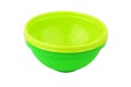 Green plastic basin Royalty Free Stock Photo