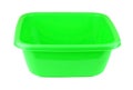 Green plastic basin Royalty Free Stock Photo