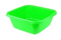 Green plastic basin Royalty Free Stock Photo