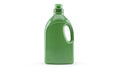 Green plastic laundry detergent bottle Royalty Free Stock Photo