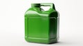 Green Plastic Canister of Disinfectant Detergent or Lubrication Product AI Generated