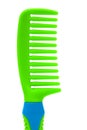 Green plastic comb Royalty Free Stock Photo