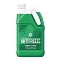 Green plastic container of engine coolant antifreeze with a white cap Royalty Free Stock Photo