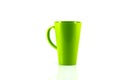 Green plastic cup isolate Royalty Free Stock Photo