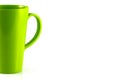 Green plastic cup isolate Royalty Free Stock Photo