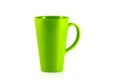 Green plastic cup isolate Royalty Free Stock Photo