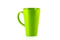 Green plastic cup isolate Royalty Free Stock Photo