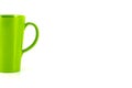 Green plastic cup isolate Royalty Free Stock Photo