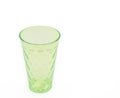 Green Plastic cup Royalty Free Stock Photo