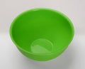 Green plastic deep dish