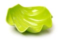 Green plastic empty bowl