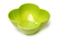 Green plastic empty bowl