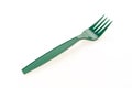 Green plastic forks Royalty Free Stock Photo