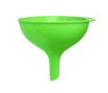Green plastic funnel