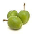 Green Plum Royalty Free Stock Photo