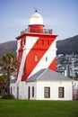 Green Point Lighthouse in Cape Town at sunset