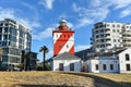 The Green Point Lighthouse in Cape Town , South Africa Royalty Free Stock Photo