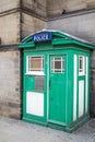 Green Police box Sheffield