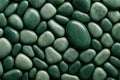 Green Polished Stones Background Smooth Jade Pebbles Texture Pattern Abstract Design Surface Royalty Free Stock Photo