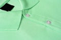 Green Polo T-shirt. Royalty Free Stock Photo