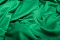 Green polyester fabric texture. Background Royalty Free Stock Photo