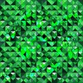 Green polygons small pixels grunge texture seamless pattern