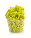 Green popcorn Royalty Free Stock Photo