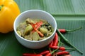 Green pork Curry , Thai cuisine