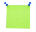 Green Post-it Note Royalty Free Stock Photo