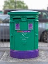 Green postbox at Hong Kong