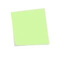 Green postit Royalty Free Stock Photo