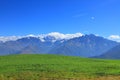 Potato field in the high mountains