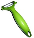 Green potato peeler, Isolated