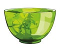 green pottery bowl utensil