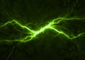 Green power plasma Royalty Free Stock Photo