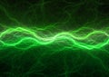 Green plasma and power background Royalty Free Stock Photo
