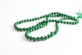 Green prayer beads