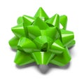 Green Present Bow Royalty Free Stock Photo