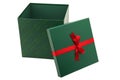 Green Present Isolated Royalty Free Stock Photo