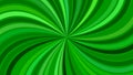 Green psychedelic geometrcial swirl stripe background Royalty Free Stock Photo