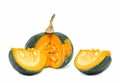 Green pumpkin Royalty Free Stock Photo